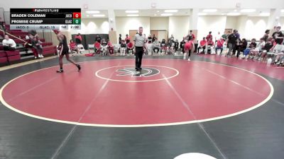 150 lbs Semis & 3rd Wb (16 Team) - Braden Coleman, Jackson County vs Promise Crump, Glynn Academy