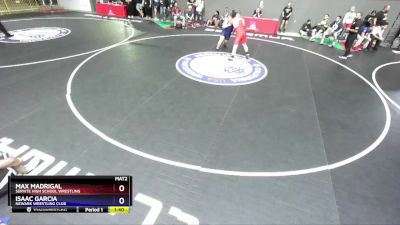 215 lbs Cons. Round 2 - Max Madrigal, Servite High School Wrestling vs Isaac Garcia, Newark Wrestling Club