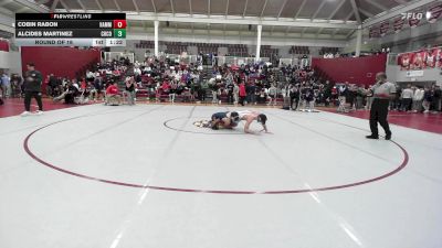 150 lbs Round Of 16 - Cobin Rabon, Hammond vs Alcides Martinez, Christopher Columbus