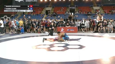 144 lbs Champ. Rd Of 16 - Mason McDonald, Pennsylvania vs Kaden Clark, Alabama
