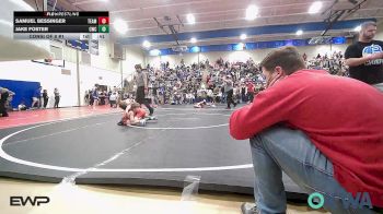 49 lbs Consi Of 8 #1 - Samuel Bessinger, Team Tulsa Wrestling Club vs Jake Foster, Columbus Wrestling Club