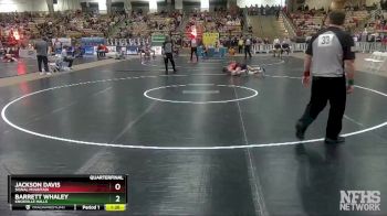 A 152 lbs Quarterfinal - Barrett Whaley, Knoxville Halls vs Jackson Davis, Signal Mountain