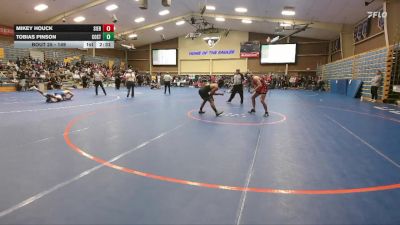 149 lbs Champ. Round 1 - Tobias Pinson, Colorado State vs Mikey Houck, Sierra College