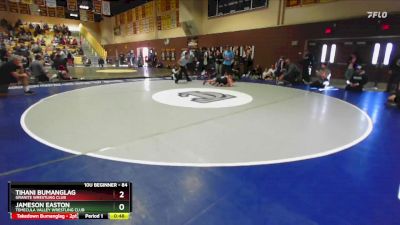 84 lbs Round 1 - Tihani Bumanglag, Granite Wrestling Club vs Jameson Easton, Temecula Valley Wrestling Club