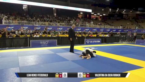 Leah Renee Fitzgerald vs VALENTINA DA SILVA RUBACK 2026 Pan Kids Jiu-Jitsu IBJJF Championship
