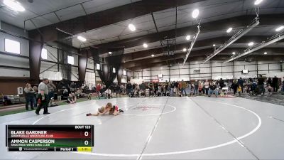 75 lbs Quarterfinal - Blake Gardner, Grantsville Wrestling Club vs Ammon Casperson, Shootbox Wrestling Club