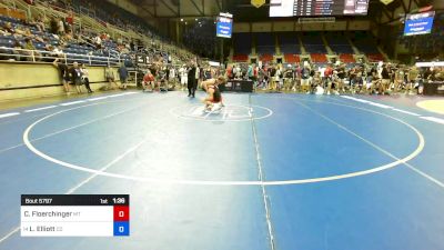 120 lbs Cons 16 #1 - Cael Floerchinger, MT vs Louden Elliott, CO