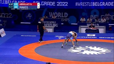 57 kg 1/8 Final - Gulomjon Abdullaev, Uzbekistan vs Ravi Kumar, India