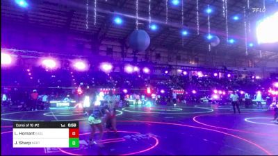 109 lbs Consi Of 16 #2 - Lily Homant, Eaglecrest WC vs Jamie Sharp, Northeast Colorado Sirens