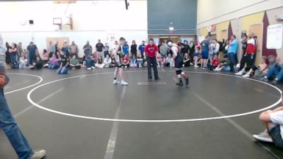96 lbs 3rd Place Match - Porter Dodge, J.E.T. vs Tucker Boesiger, Declo Stingers