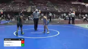 106 lbs Semifinal - Matthew Hamilton, Team Real Life vs Steven Robles, Roughriders