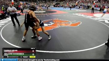 Champ. Round 1 - Darrius Helms, South Sioux City vs Benjamin Schoenbeck, Norris