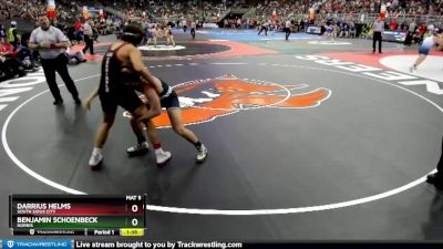 Champ. Round 1 - Darrius Helms, South Sioux City vs Benjamin Schoenbeck, Norris