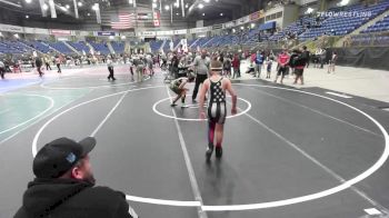 130 lbs Rr Rnd 5 - Justin Barnard, All American Wr Ac vs Wittney Lawrence, Western Slope Elite