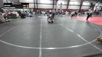 103 lbs Consi Of 8 #2 - Ava Paul, Marlton vs Valeria Cortes, Cranston