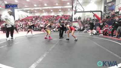 100 lbs Rr Rnd 1 - Judith Contreras, Ponca City LadyCat Wrestling vs Piper Weaver, Sisters On The Mat Pink