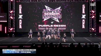 York Elite All Stars - Purple Reign [2026 L1 Youth - Flex - D2 - Small - B DAY 1] 2026 JAMfest Cheer Super Nationals