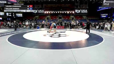 120 lbs Cons. Quarters - Cruzer Dominguez, NE vs William Jakeway, SC