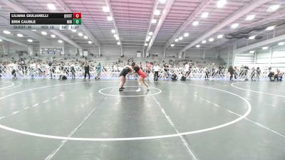 185 lbs 5th Place - Liliana Giulianelli, Quest School Of Wrestling Girls - HSG vs Erin Cauble, Indiana Outlaws Pink - HSG