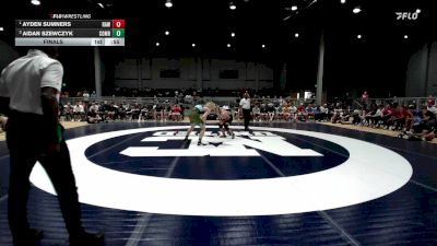 133 lbs Final - Ayden Sumners, Raw vs Aidan Szewczyk, Combat
