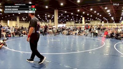 144 lbs Placement Matches (32 Team) - George Dennis, Team Shutt RJ vs Kayden Fogarty, Morris Fitness Dynasty