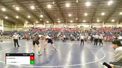 160 lbs Cons. Round 7 - Luke Jordan, Riverton vs Ashton Ritchie, Syracuse