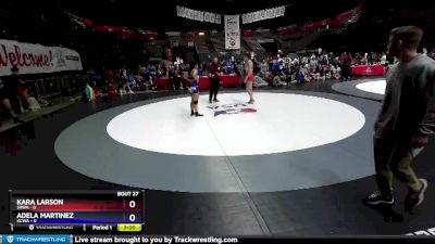 144 lbs Round 4 (16 Team) - Kara Larson, SAWA vs Adela Martinez, KCWA