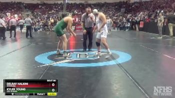 4A 189 lbs Champ. Round 1 - Kyler Young, Los Alamos vs Delray Halkini, Miyamura