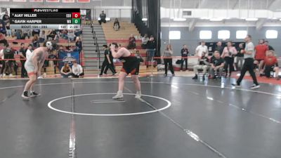 285 lbs Quarterfinal - Ajay Hiller, East Stroudsburg vs Gavin Harper, Wheeling