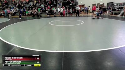 115 lbs Semifinal - Peyton Boston, Van Buren High School vs Rocky Thompson, Open Mats