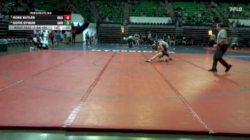 1-5A 126 Quarterfinal - Rose Butler, Brooks vs Sofie Bynum, Randolph