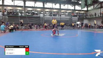 50-55 lbs Cons. Round 1 - Brycen Legue, STILLMAN VALLEY vs Oliver Carlisle, Roxana WC