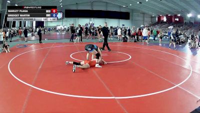 100 lbs Champ. Round 3 - Marley Flaga, Michigan vs Bridget Martin, Mooresville Wrestling Club
