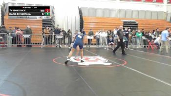 114 lbs Consi Of 4 - Cydney Rice, North Andover vs Maria De Sant'Ana, Bristol-Plymouth