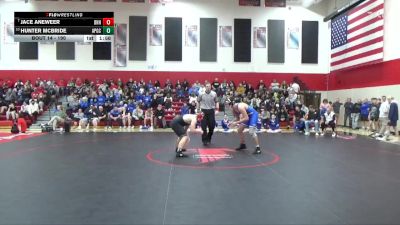 190 lbs Champ. Round 1 - Jace Aneweer, Dike-New Hartford vs Hunter McBride, AP-GC