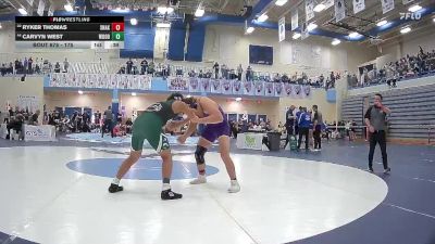 175 lbs Cons. Round 6 - Ryker Thomas, Snake River vs Carvyn West, Wood River High School