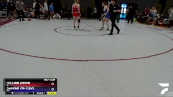 140 lbs Cons. Semi - Holland Wieber, ID vs Diamond Van Cleve, WA