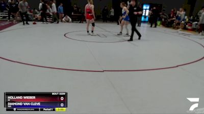 140 lbs Cons. Semi - Holland Wieber, ID vs Diamond Van Cleve, WA