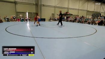 115 lbs Round 5 (6 Team) - Coty Sessions, Oklahoma Blue vs Jessa Joiner, Missouri