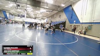 33-35 lbs Round 1 - Kamden Paulson, Team Prestige vs Greyson Hortman, Champions Wrestling Club