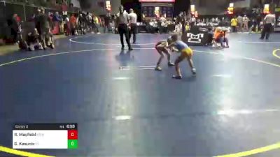 50 lbs Consy 2 - Reece Mayfield, Central York vs Griffin Kasunic, Oil City