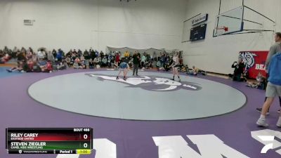 87 lbs Round 3 - Riley Carey, Eastside United vs Steven Ziegler, Camel Kids Wrestling