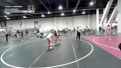 116 lbs 5th Place - Isabella Timmerman, Stout Wr Ac vs Dhalia Esqueda, Osoway