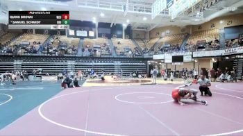 165 lbs Cons. Round 2 - Samuel Schmidt, Ouachita Baptist vs Quinn Brown, Western Colorado