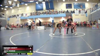 126 lbs Cons. Round 4 - Mathew Hewett, Highland vs Noyd Monroe, Kuna