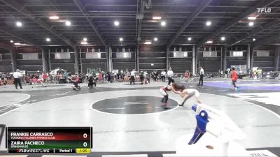 55-60 lbs Round 1 - Frankie Carrasco, Tucson Cyclones Fitness Club vs Zaira Pacheco, Grindhouse