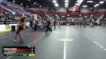119 lbs Cons. Round 2 - Calvin Martz, Team Donahoe vs Rohan Marion, Michigan Grappler RTC