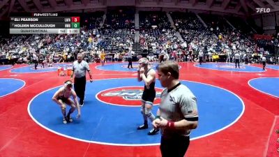 3A-157 lbs Quarterfinal - Holden McCullough, Northwest Whitfield High vs Eli Pearson, LaFayette