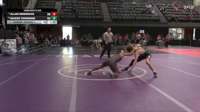 133 lbs Champ. Round 1 - Allan Hendricks, Embry-Riddle (Ariz.) vs Mason Townsend, Evergreen State College