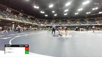 101 lbs Cons. Round 1 - Frankie Katz, Wheeling vs Charlie Olson, Sycamore